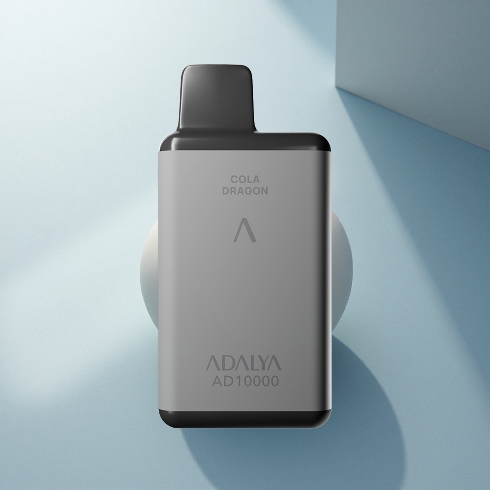 Adalya AD 10000 Puffs Любов 66 Сиво Космически Алуминий