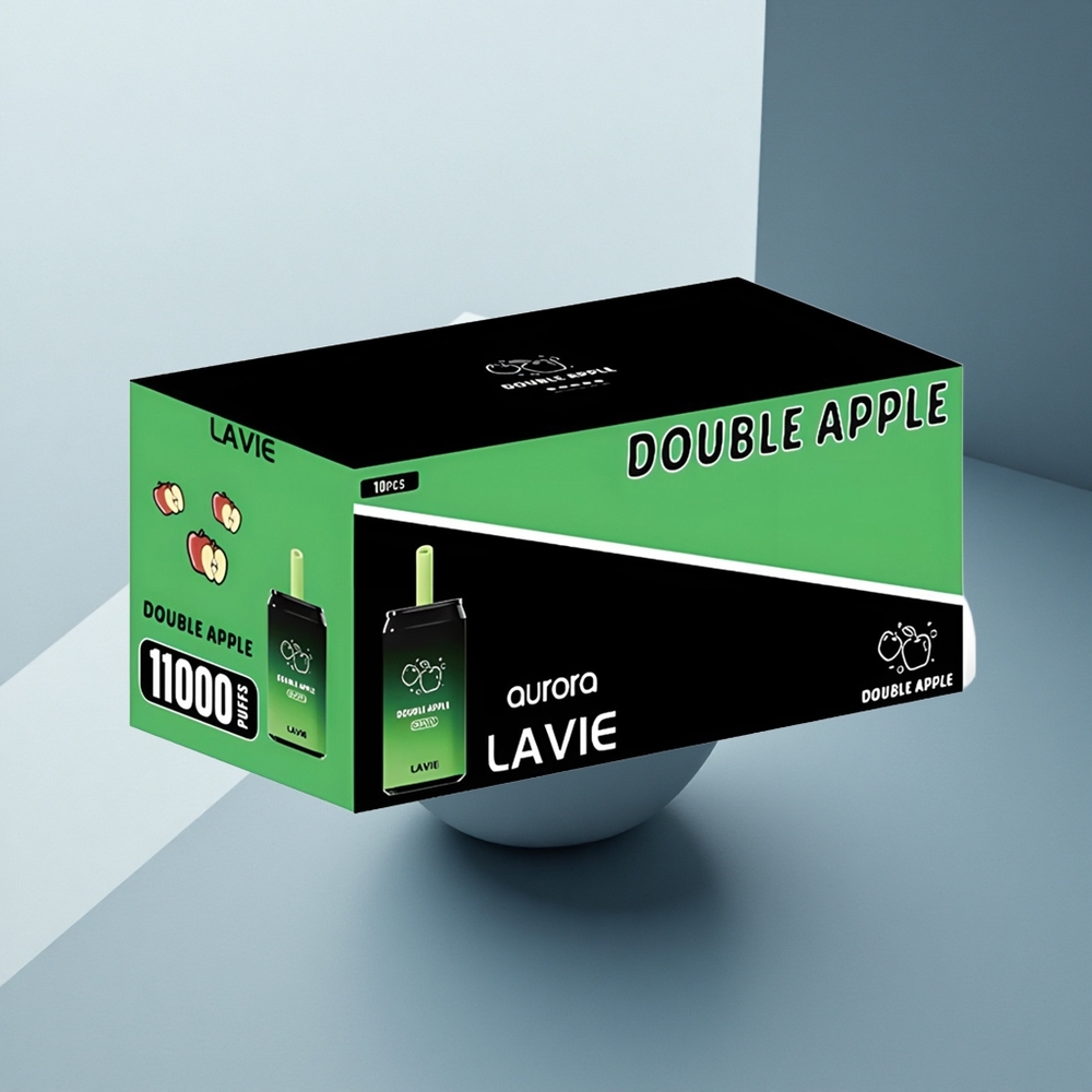 Lavie Aurora 11000 Puffs Двойна Ябълка 650mAh Type C