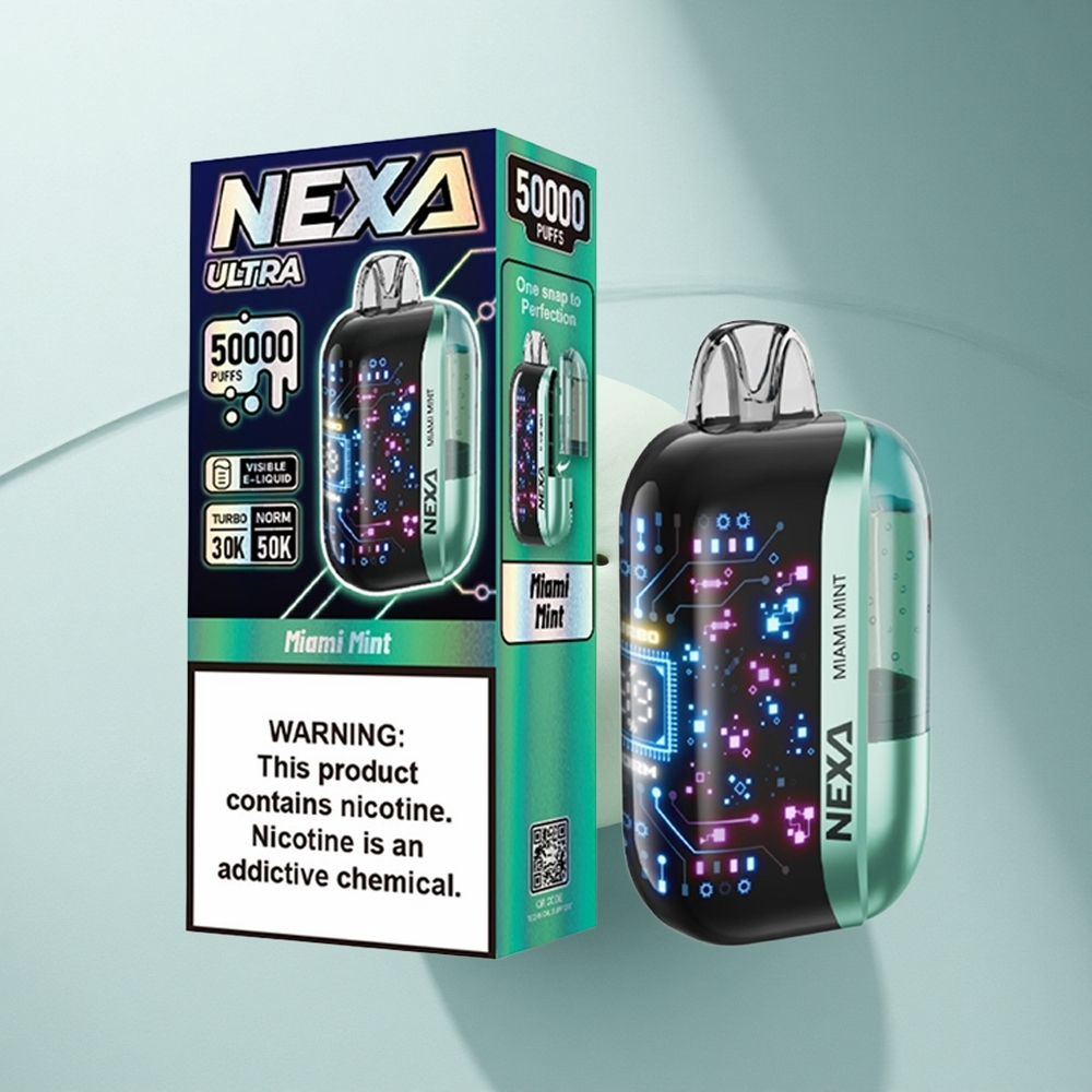 NEXA Ultra 50000 Puffs Софийска Мента 20мл 5% Dual Mesh