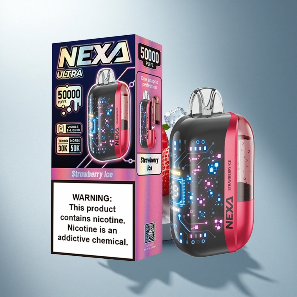 NEXA Ultra 50000 Puffs Ягодов Лед 20мл 5% Никотин Dual Mesh
