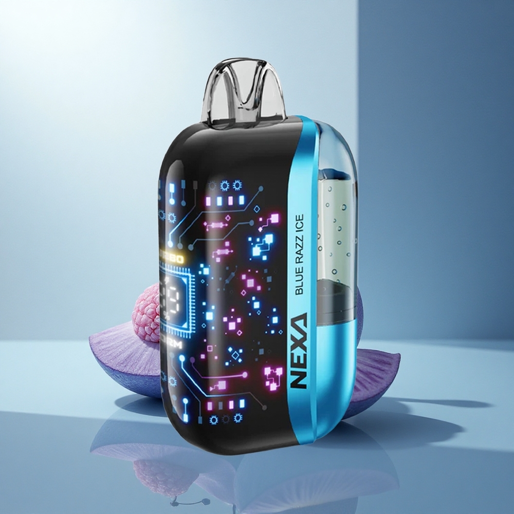 NEXA Ultra 50000 Puffs Синьо Малинов Лед 20мл 5% Никотин