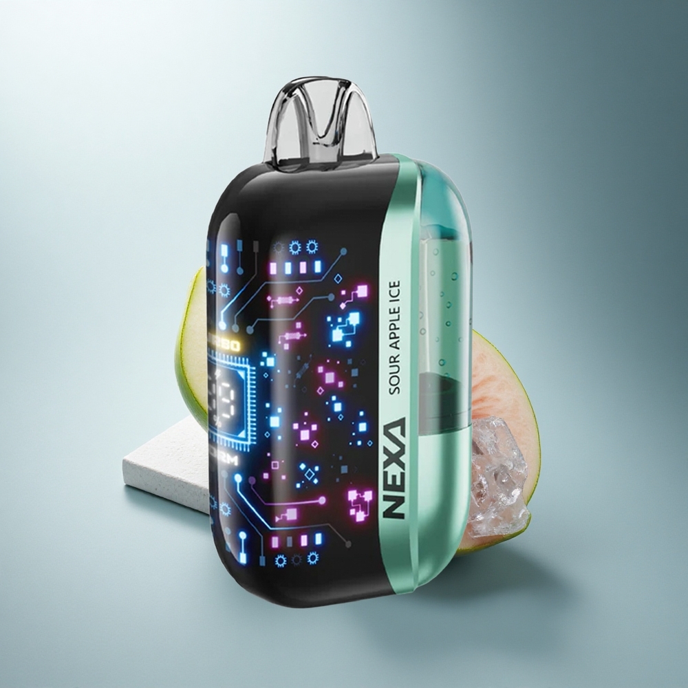 NEXA Ultra 50000 Puffs КиселоЯбълков Лед 50K 5% Тип-C