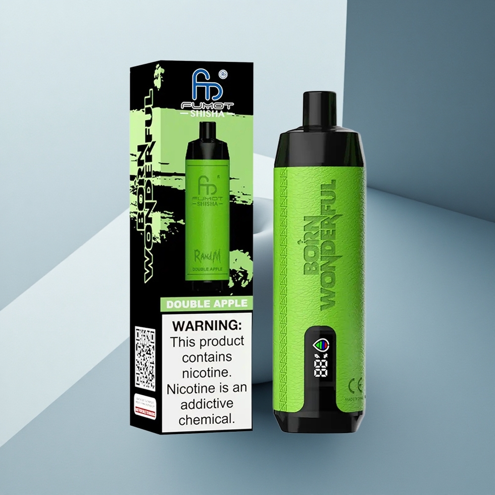 RandM Fumot Shisha 10000 Puffs Двойна Ябълка с 18мл и 0.5% Никотин