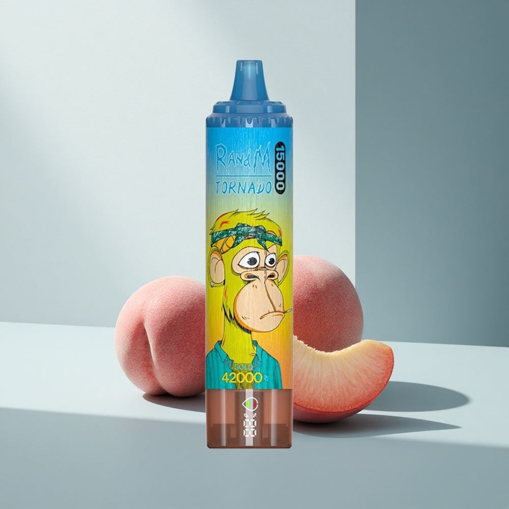 RandM Fumot Tornado 15000 Puffs Праскова Манго Мрежа 25мл