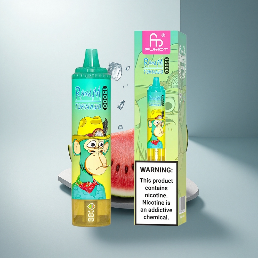 RandM Fumot Tornado 15000 Puffs Диня Лед Mesh 25ml USB-C