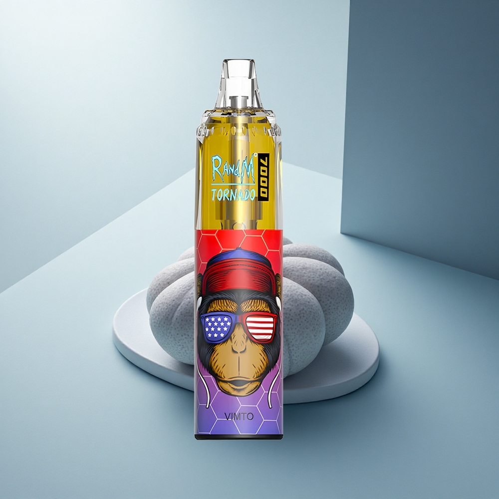 RandM Fumot Tornado 7000 Puffs Вимто Мрежеста Намотка 14ML Тип-C RGB