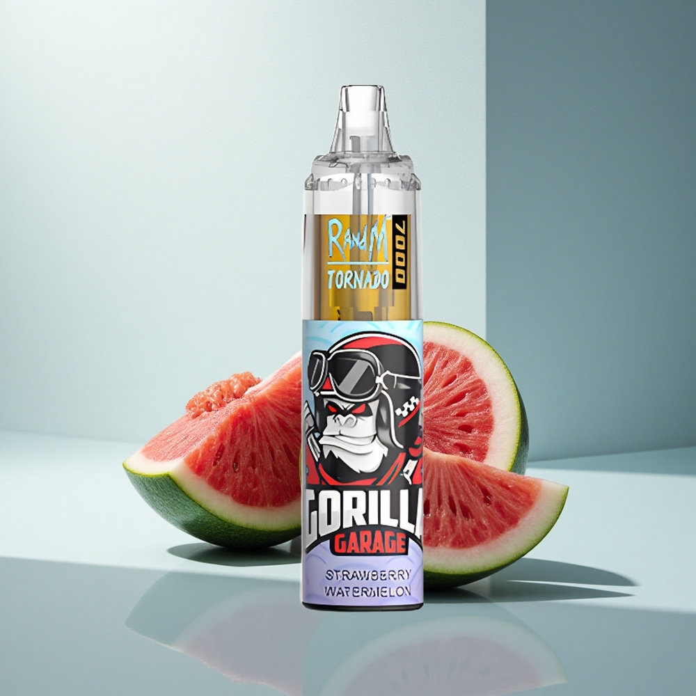 RandM Fumot Tornado 7000 Puffs Ягодена Диня с Мрежеста Намотка и 14ML