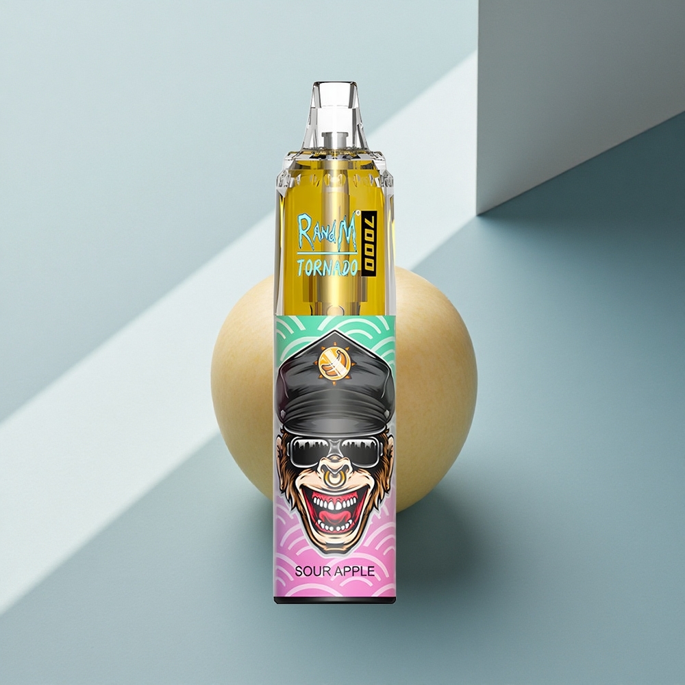 RandM Fumot Tornado 7000 Puffs Кисела Ябълка 14ML Мех