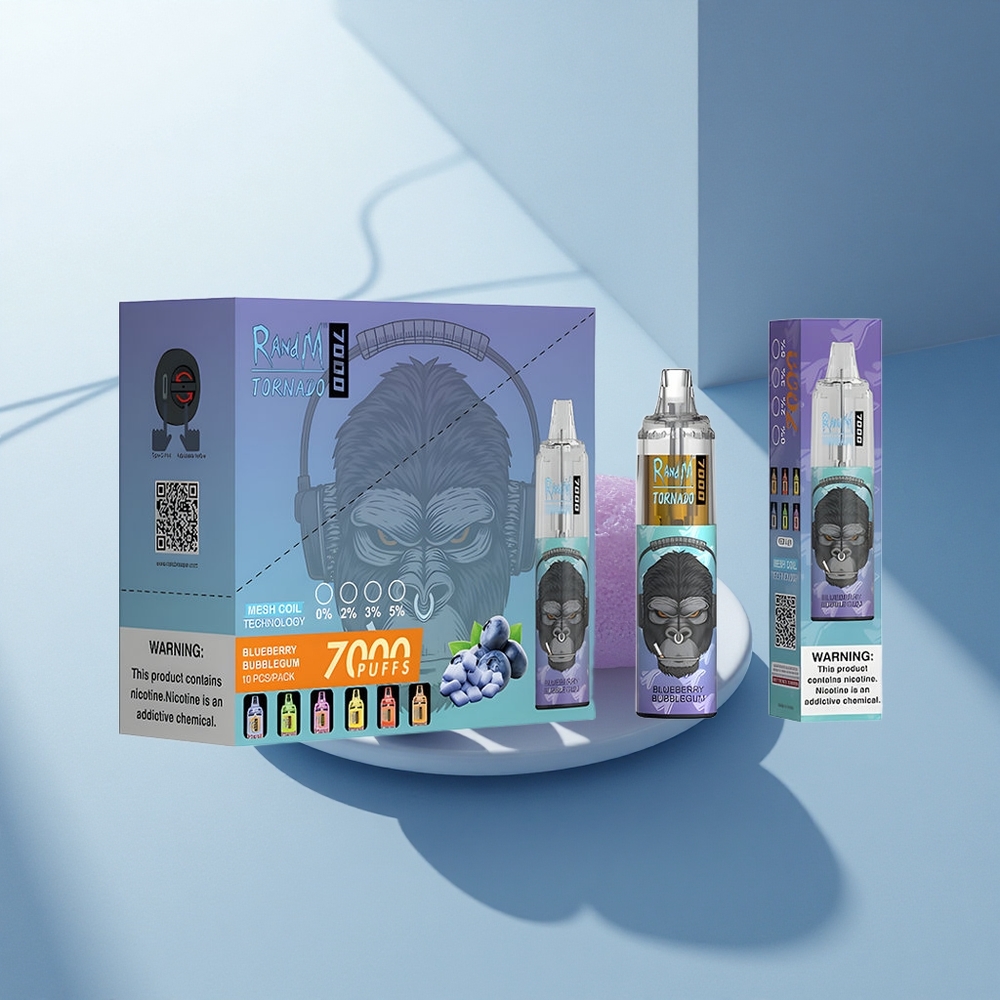 RandM Fumot Tornado 7000 Puffs Боровинков Мехурен мех-намотка 14ML RGB