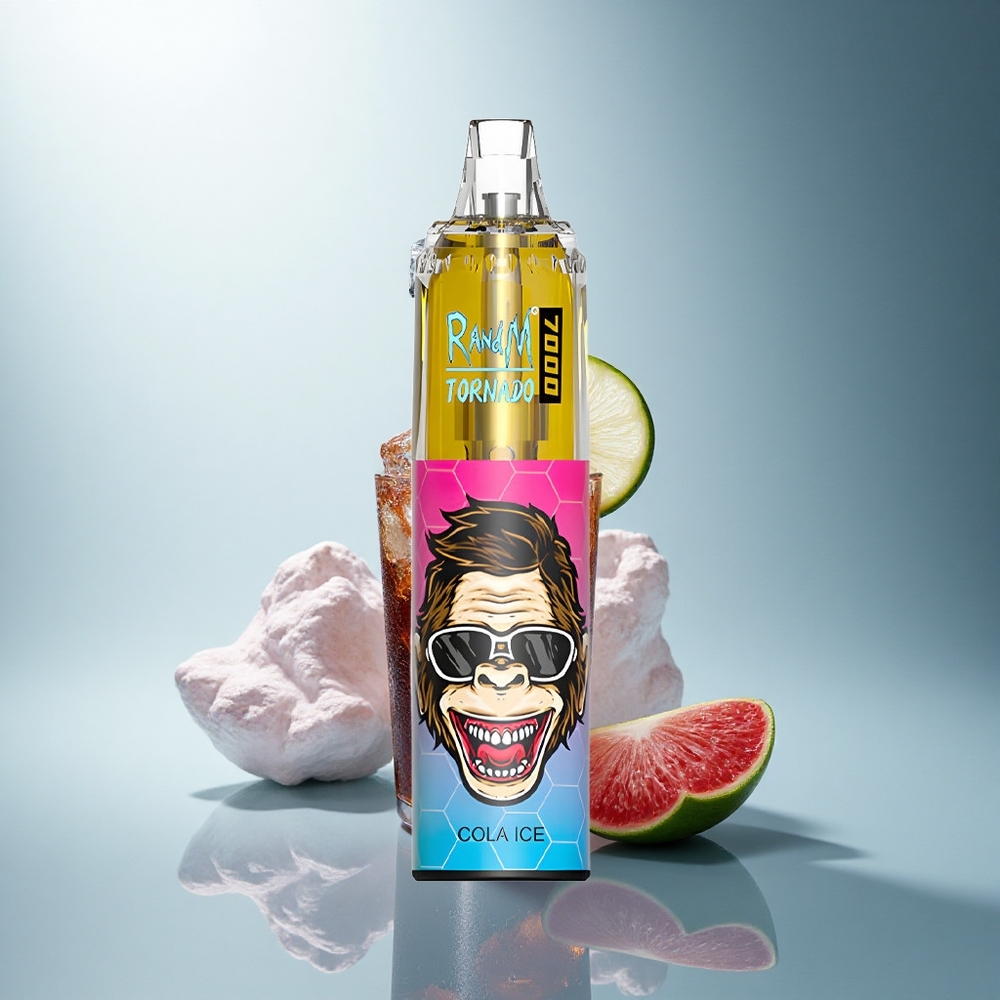 RandM Fumot Tornado 7000 Puffs Кола Айс Мех Спирала Тип-C Портове