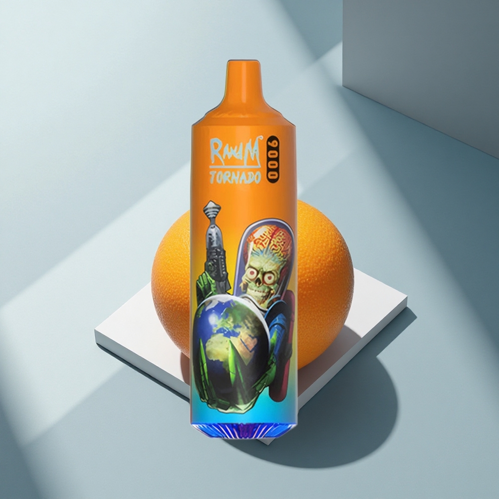 RandM Fumot Tornado 9000 Puffs Портокалова сода Меш Коил 18 мл RGB