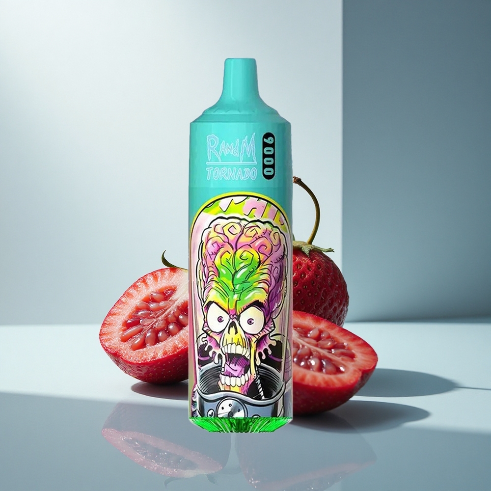 RandM Fumot Tornado 9000 Puffs Ягода нар Мрежест RGB Екран 18 мл
