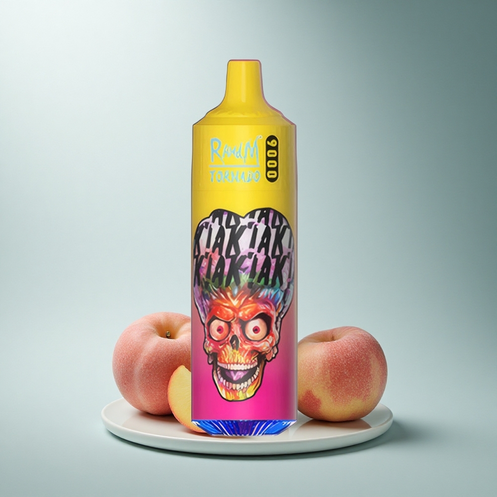 RandM Fumot Tornado 9000 Puffs Сладка Манго Ананас с Мрежеста Намотка и RGB Дисплей