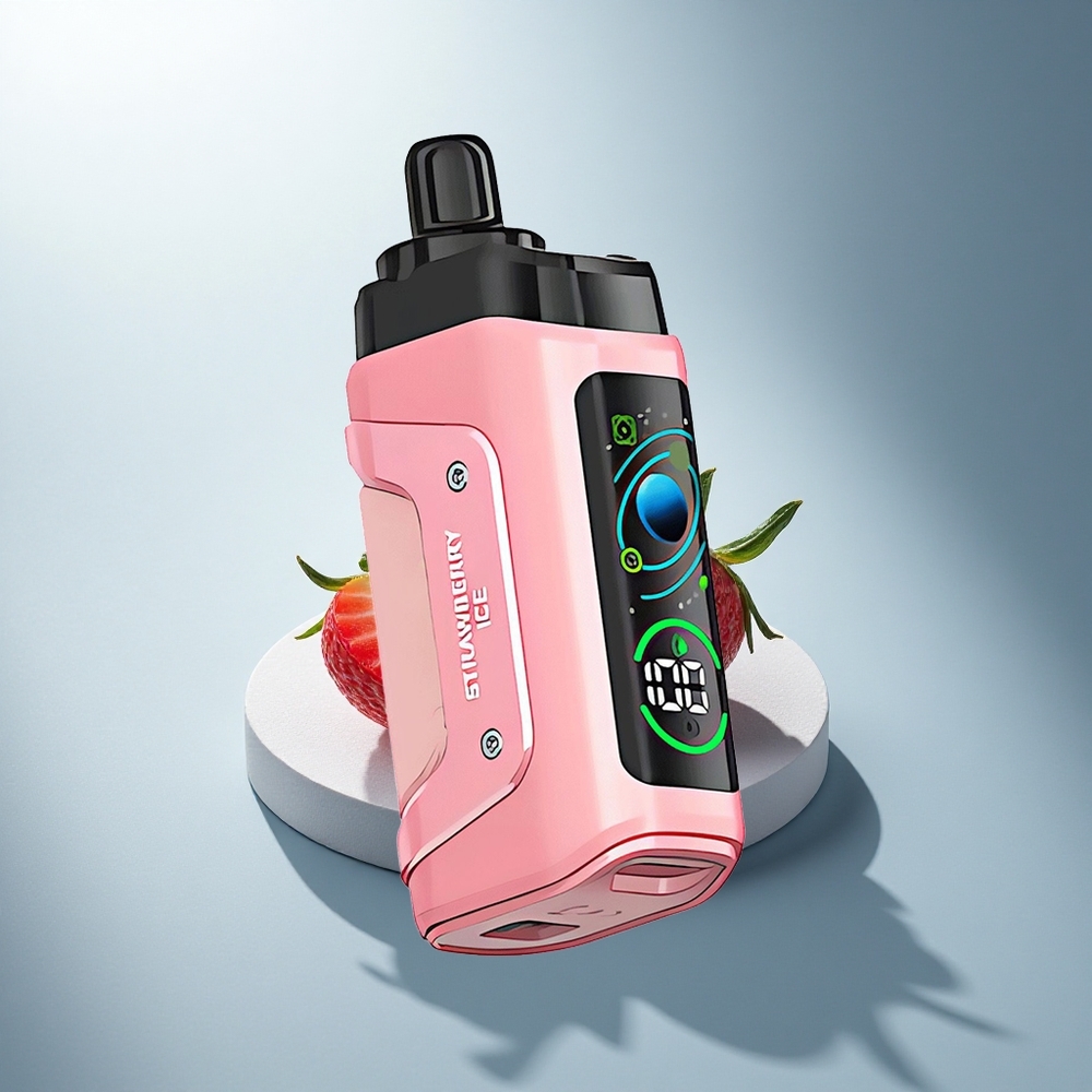 Razz Bar 45000 Puffs Ягодов Лед 1.0 Ohm Мех Мрежа 650 мАч Батерия