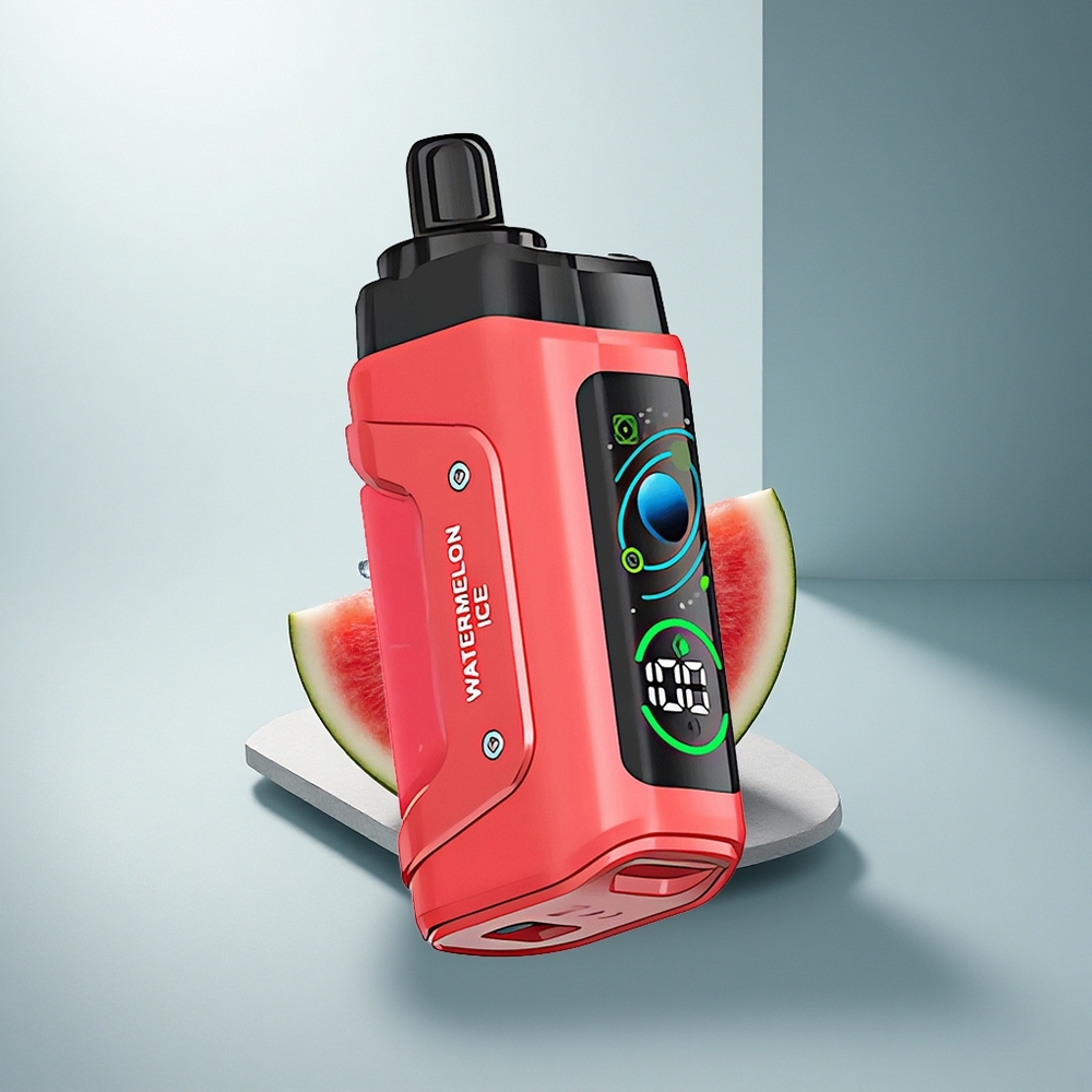 Razz Bar 45000 Puffs Диня Лед с Мехова Намотка и Регулируем Въздушен Поток