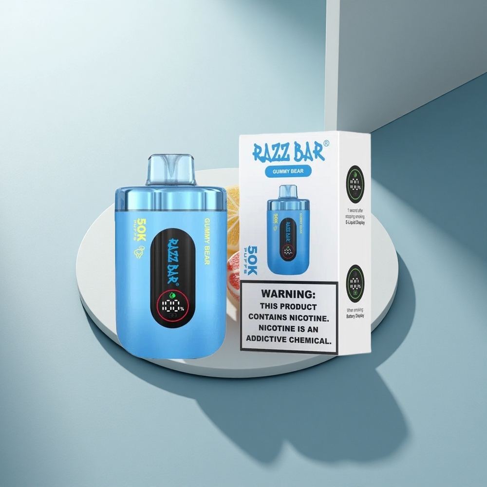 Razz Bar 50K Puffs Мечо Мехур Бар 1.0 Ом Тип-C