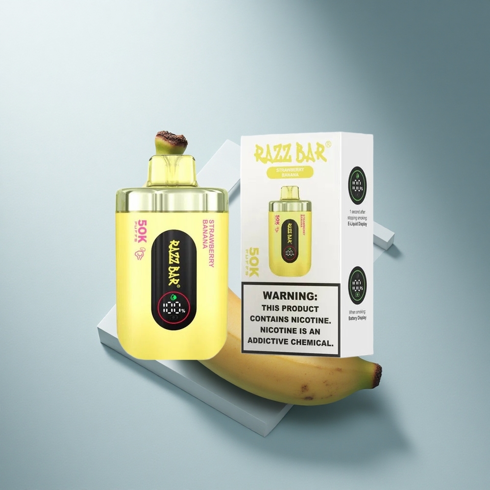 Razz Bar 50K Puffs Ягода Банан 1.0 Ohm Mesh Type-C