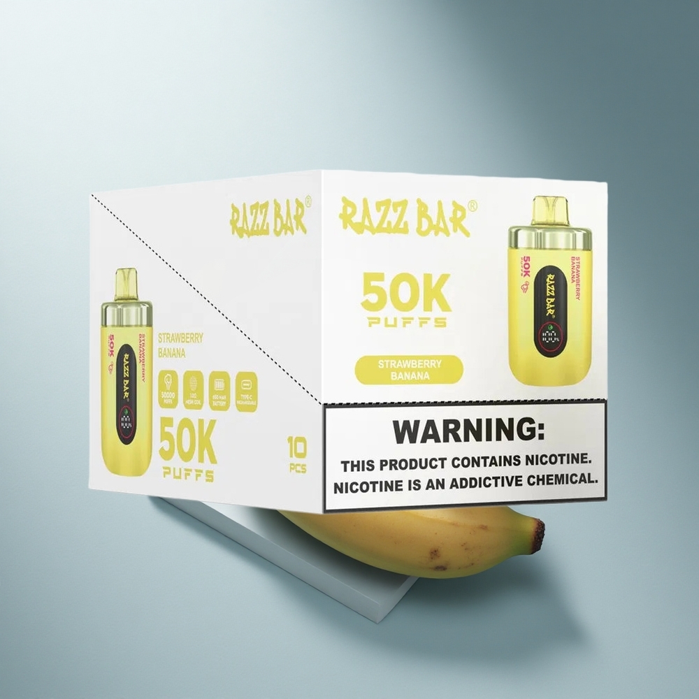 Razz Bar 50K Puffs Ягода Банан 1.0 Ohm Mesh Type-C