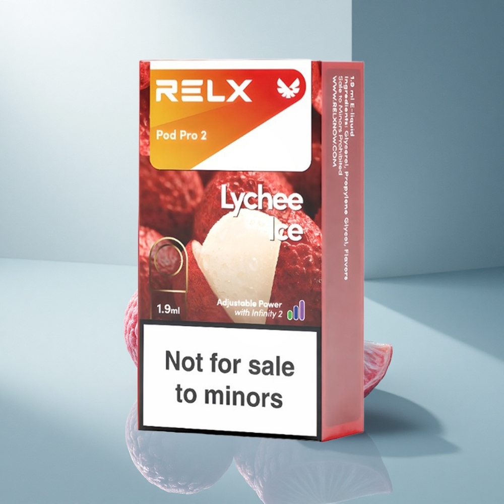 Relx Pod Pro 2 Vape Device Личи Лед 0mg/ml - 1.9ml/Еко Режим/2 броя