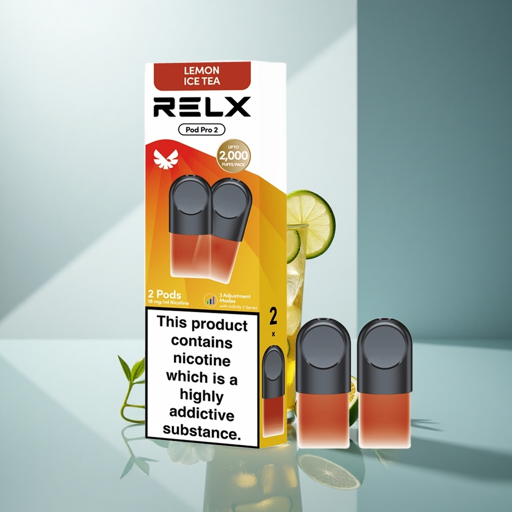 Relx Pod Pro 2 Vape Device Чай-Лимонен Леден Чай 18мг/мл 1.9мл 3 Режима