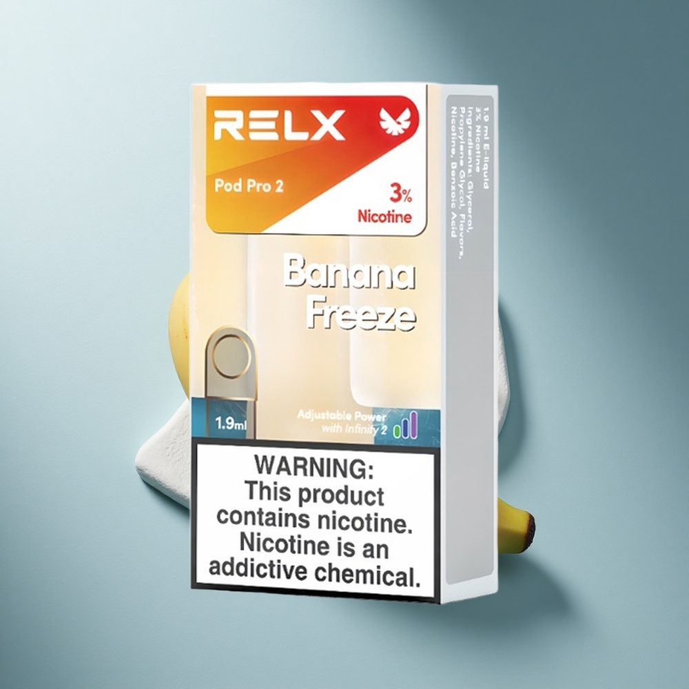 Relx Pod Pro 2 Vape Device Бананов Фрийз 30mg/ml 1.9ml 3 Режима