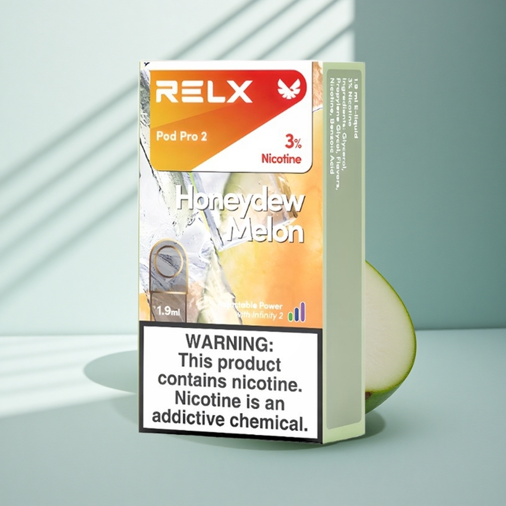 Relx Pod Pro 2 Vape Device Пъпеш Медов 30mg/ml 1.9ml 3 Режима