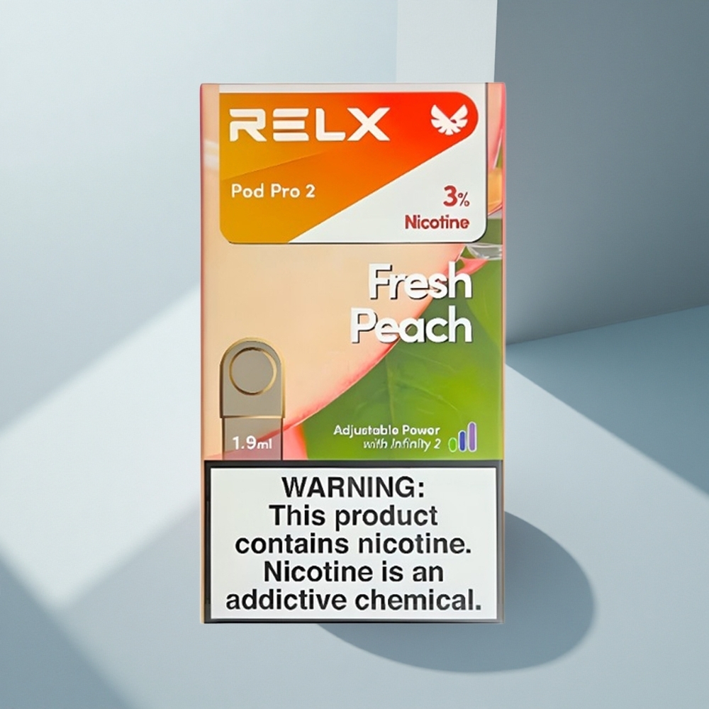 Relx Pod Pro 2 Vape Device Пресен Праскова 30mg/ml 1.9ml 3 Режима