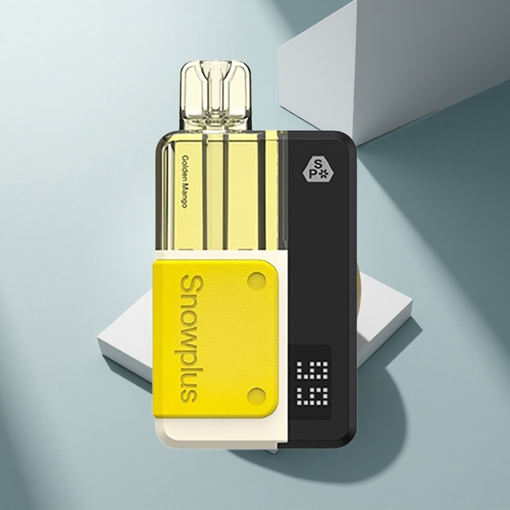 Snowplus Swift 5000 Puffs Златен Манго Двойна Мрежа 1000 mAh