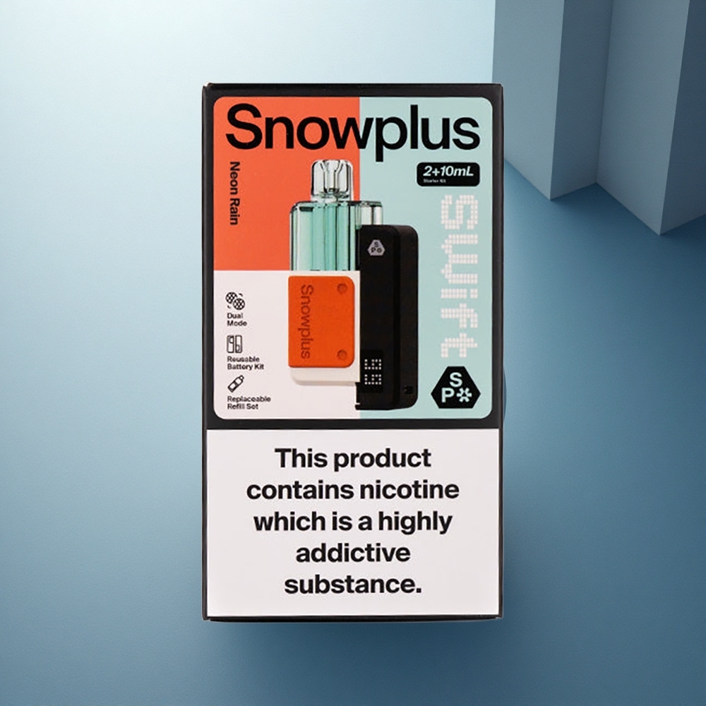 Snowplus Swift 5000 Puffs Неонов Дъжд Dual Mesh 10 ml