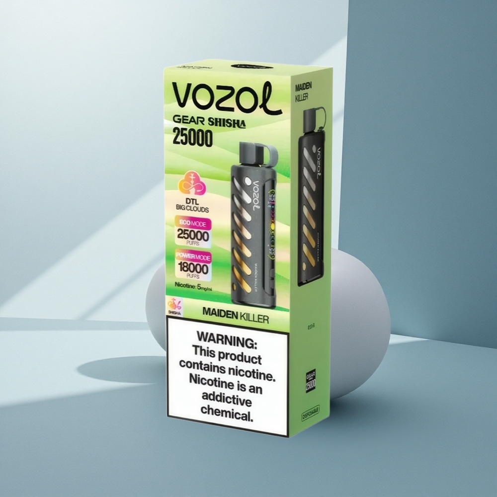VOZOL Gear Shisha 25000 Puffs Убиец на девици 25000 Въздуха 30 Аромата Dual Mesh