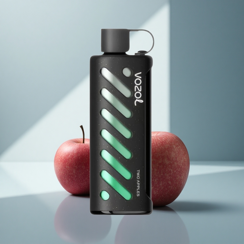 VOZOL Gear Shisha 25000 Puffs Две Ябълки Dual Mesh Tech 1000mAh