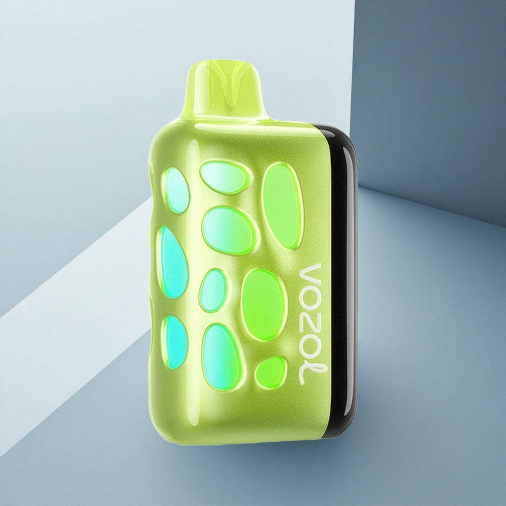 VOZOL RAVE 40000 Puffs Двойна Ябълка с Вибриращ Блясък и Бързо Зареждане
