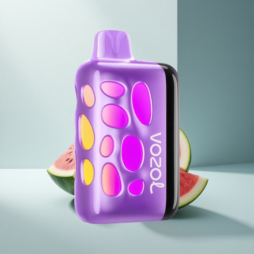 VOZOL RAVE 40000 Puffs Диня Рез Ранчър с Вибрационно Синхронизирани Битове и Еклипс Анимация
