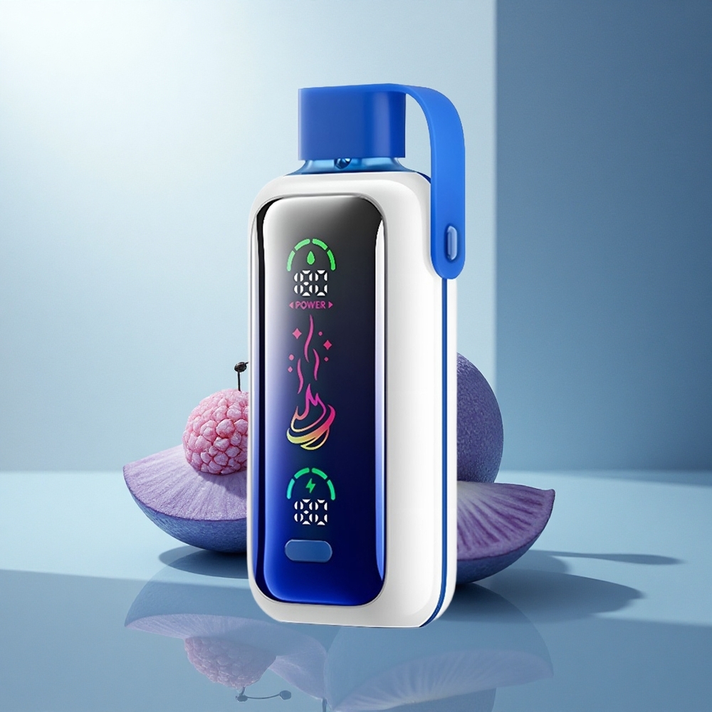 VOZOL Star 20000 Puffs Синьо Малинов Лед с Двойна Мрежа и 650mAh Батерия