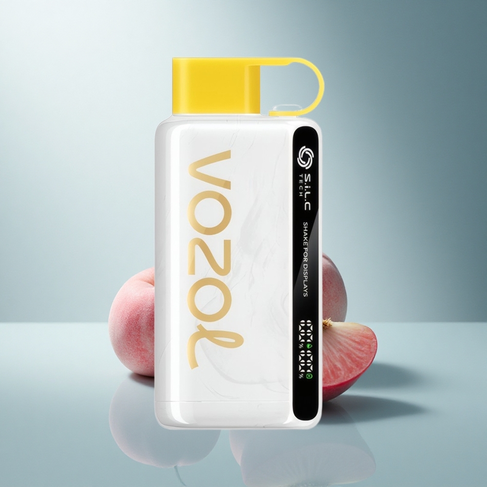 VOZOL STAR 9000/12000 Puffs Черешова Праскова Лимонада с Бързо Зареждане и Рециклиран Пластмас