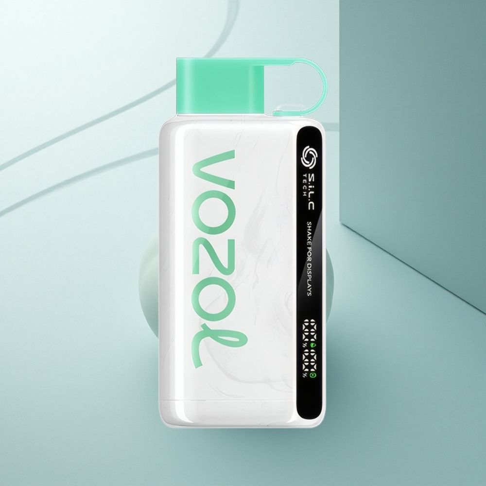 VOZOL STAR 9000/12000 Puffs Хладен Ментол с рециклиран пластмас и бързо зареждане