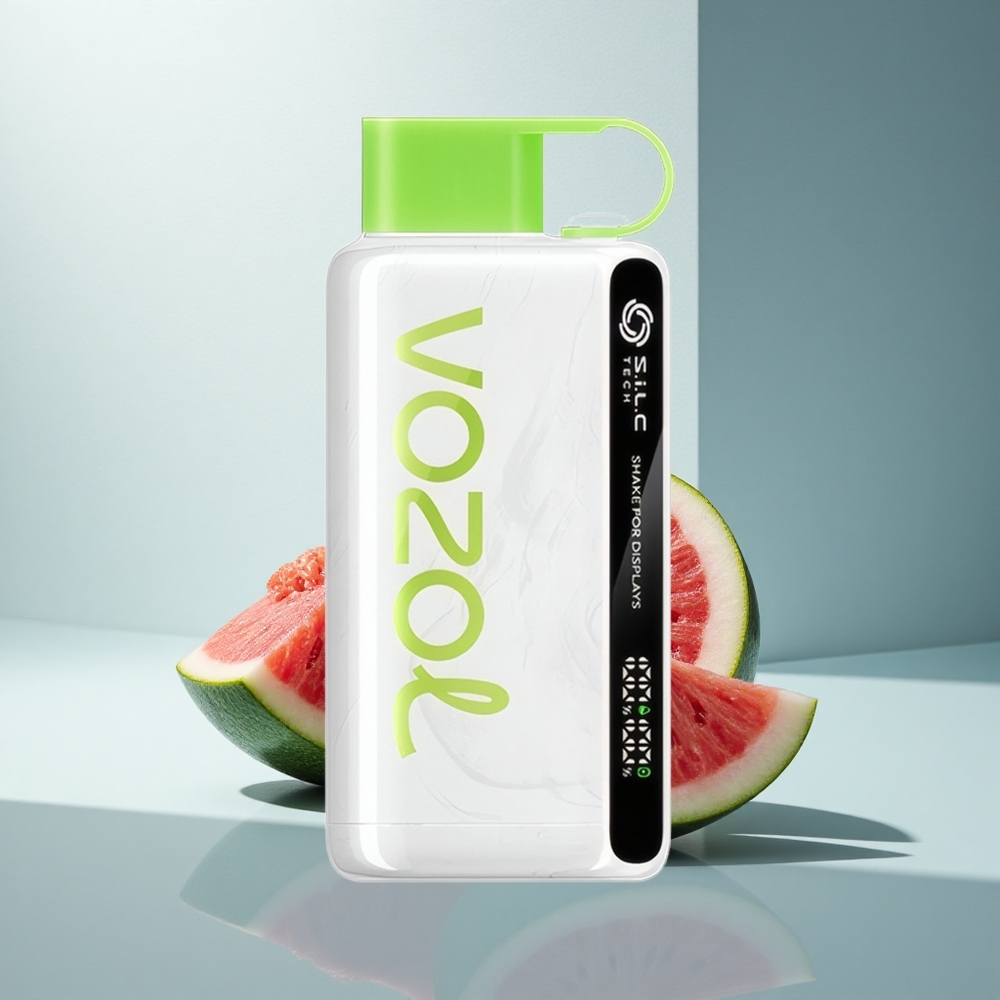 VOZOL STAR 9000/12000 Puffs Ягодова Диня с Възобновяема Пластмаса и Бързо Зареждане
