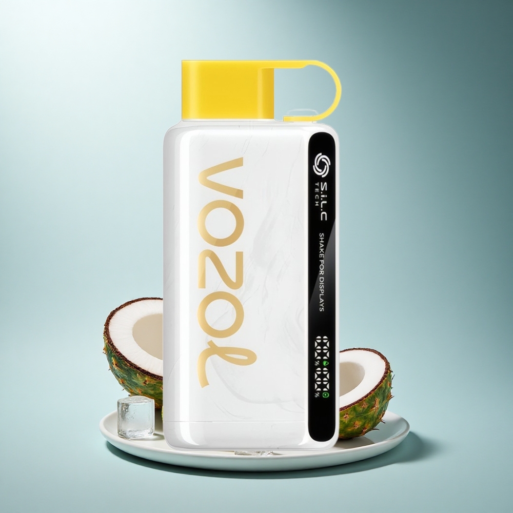 VOZOL STAR 9000/12000 Puffs Ананас Кокосов Лед с S.i.L.C TECH и 650mAh Батерия