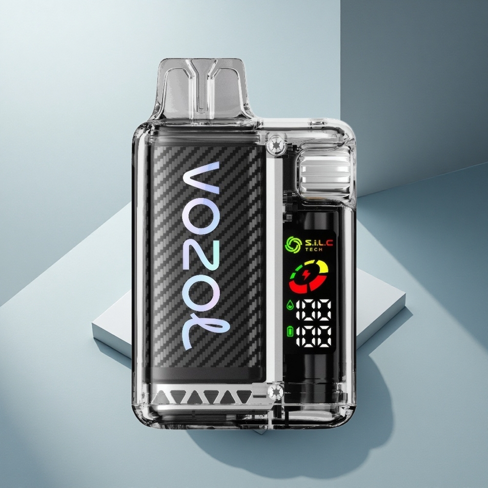 VOZOL Vista 20000 Puffs Табакова Ванила с OLED екран и S.i.L.C Tech Dual Mesh Coил