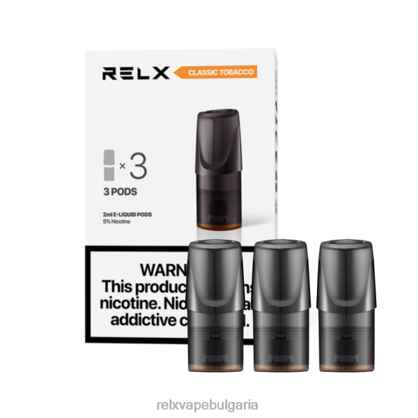 Relx Vape Bulgaria - RELX Classic подс 64NVZ122 класически тютюн