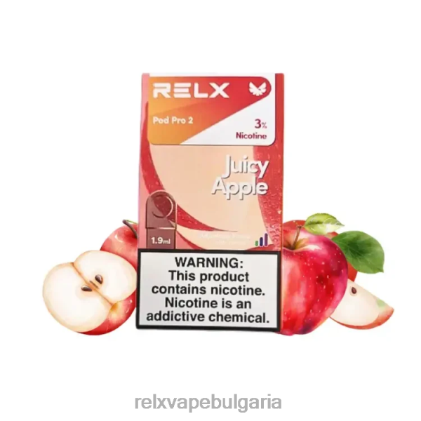 Relx Вейп - RELX шушулка про 2 - 3 шушулки 64NVZ95 сочна ябълка