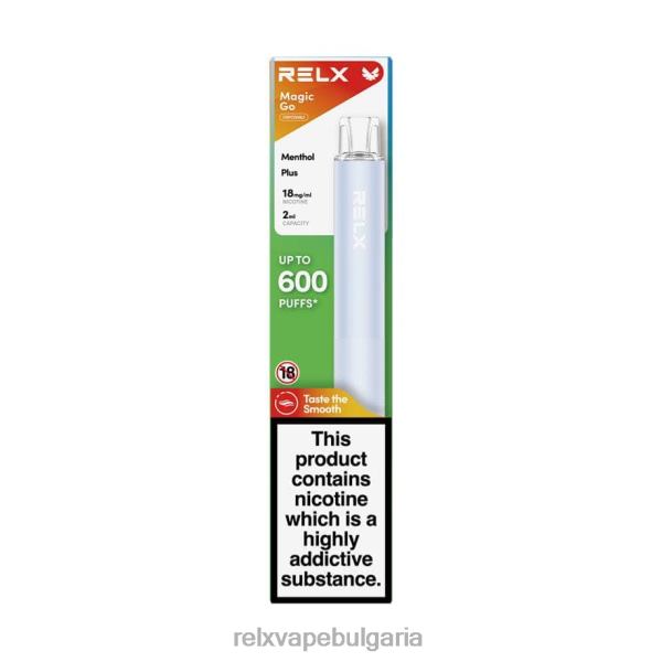 Relx Вкусы - RELX MagicGo ga600 64NVZ41 ментол плюс