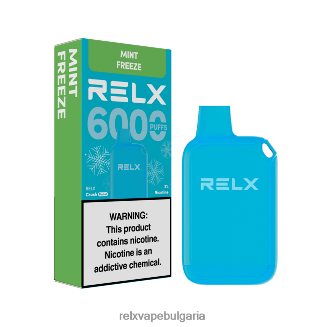 RELX BG - RELX Crush Pocket 6000 ледени замразяване на мента NLP8V212