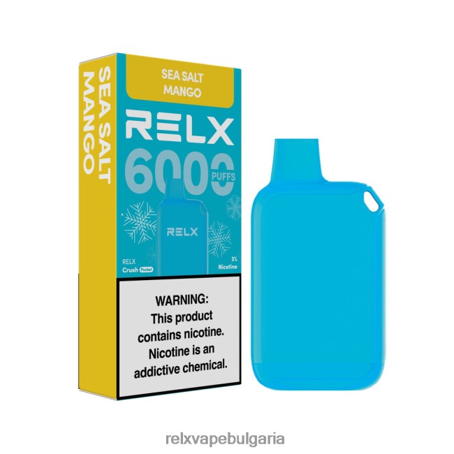 RELX София - RELX Crush Pocket 6000 ледени морска сол манго NLP8V213