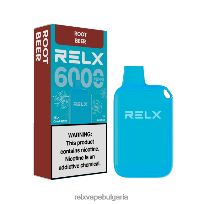 RELX Вейп Дръпки - RELX Crush Pocket 6000 ледени коренова бира NLP8V220